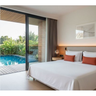 59 tel otel çarşafı Çift kişilik  280x280cm pamuk polyester akfil kumaş